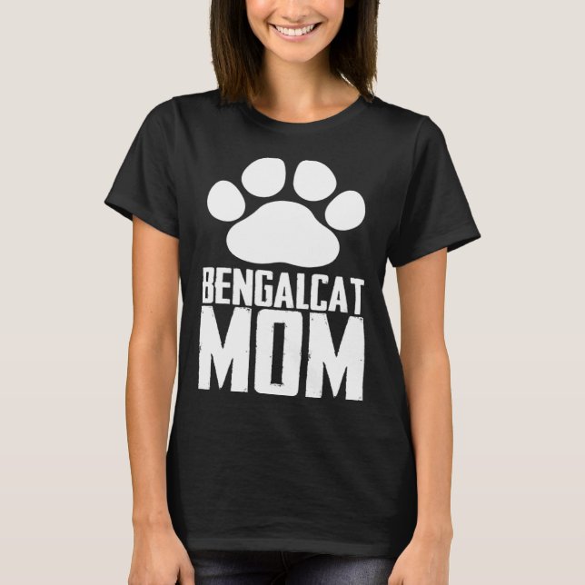 T-shirt Bengal kitten  Bengal mom  Bengal dad  3 (Devant)