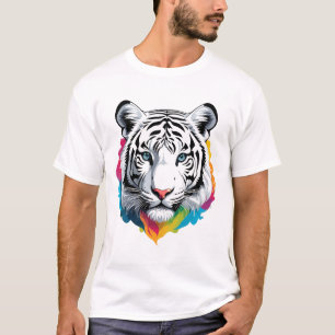 T-shirt Bengal White Tiger