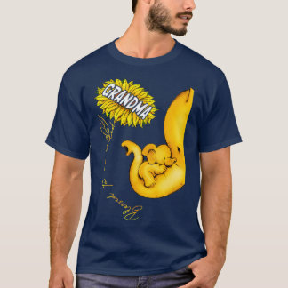 T-shirt Béni D'Être Appelé Grand-Mère Tournesol Elephant M