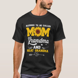 T-shirt Béni D'Être Appelé Maman Grand Grand Grand Grand G
