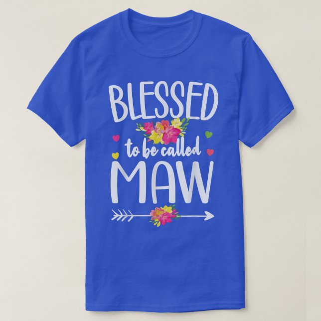 T-shirt Béni D'Être Appelé Maw Grand-Mère Maw  (Design devant)