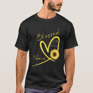 T-shirt Béni D'Être Appelé Nana Sunflower Heart
