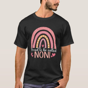 T-shirt Béni D'Être Appelé Noni Leopard Rainbow Mothers