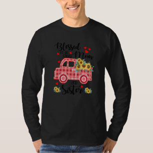 T-shirt Béni D'Être Appelé Soeur Sunflower Truck Soeur