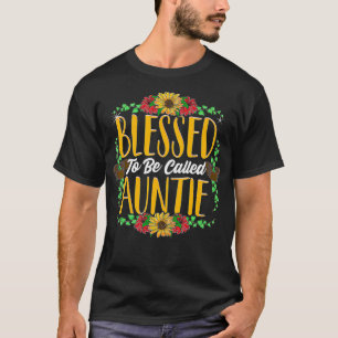 T-shirt Béni D'Être Appelé Tante Mignonnes Tantes Mères Da