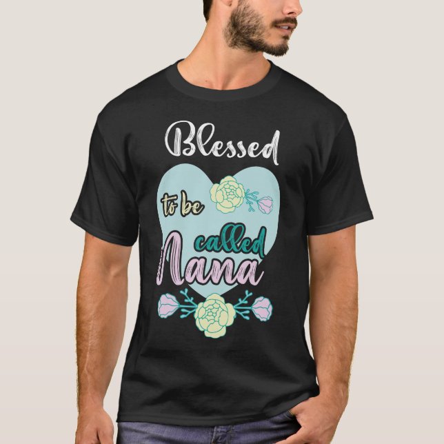 T-shirt Béni d'être Nana Femmes Grand-mère Fête des mères  (Devant)