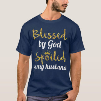 T-shirt Béni par Dieu Amusant Porté par le Gi de la femme 