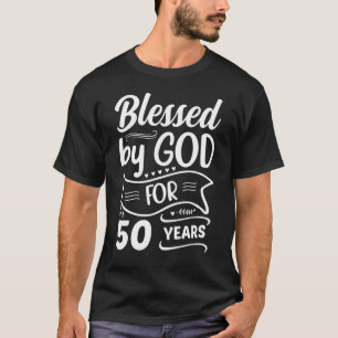 T-shirt Béni Par Dieu Pour 50 Ans Né En 1972