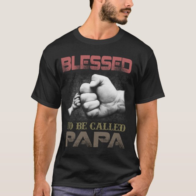 T-shirt béni pour s'appeler les chemises de cadeau de papa (Devant)