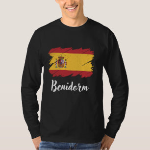 T-shirt Benidorm Espagne, Drapeau Espagnol, Benidorm