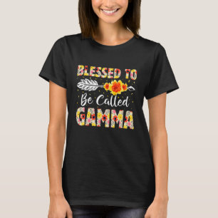 T-shirt Bénie d'être appelée Gamma Tournesol Fête des Mère