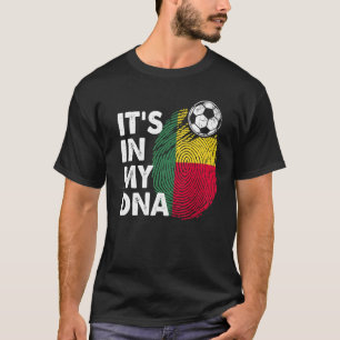 T-shirt Bénin Dans Mon Drapeau Adn Beninois Bénin