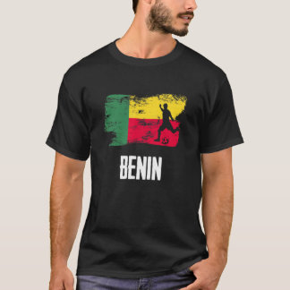 T-shirt Benin Flag Jersey Beninese Soccer Team Beninese