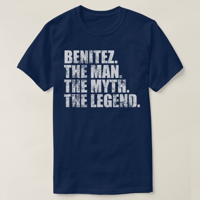 T-shirt Benitez Benitez Nom de famille Benitez nom de fami (Design devant)