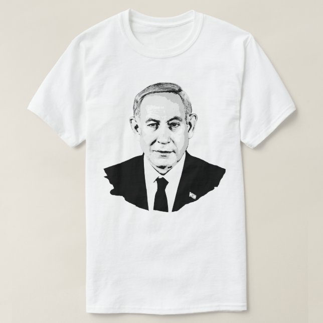 T-shirt Benjamin Netanyahu (Design devant)