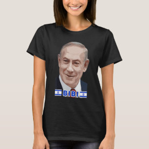 T-shirt Benjamin Netanyahu Bibi Premier ministre de l'É