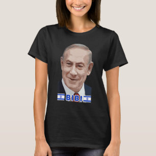 T-shirt Benjamin Netanyahu Bibi Premier ministre d'État
