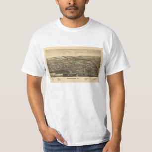 T-shirt Bennington, VT Carte Vintage