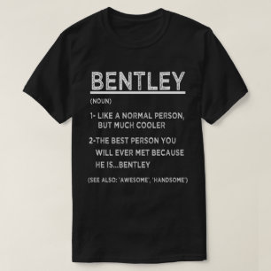 T-shirt BENTLEY Définition Drôle Nom Personnalisé Pour Bes