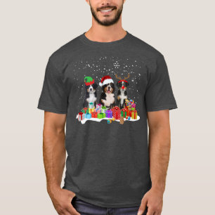 T-shirt Berese Mountain Dog Lights Christmas Matching Fam