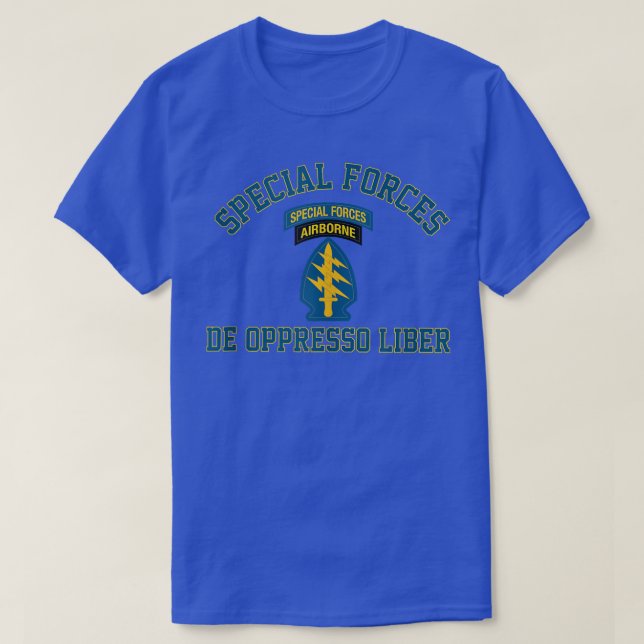 T-shirt Béret vert des forces spéciales de l'Armée (Design devant)
