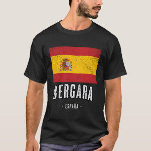 T-shirt Bergara Espagne Es Drapeau Ville Bandera Ropa