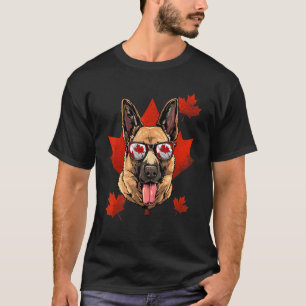 T-shirt Berger allemand canadien feuille d'érable Canada F