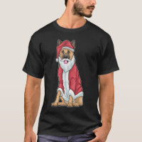Berger allemand chapeau de Noël