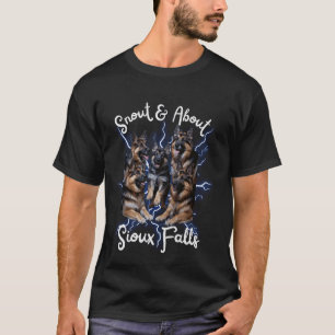T-shirt Berger Allemand Contrefaçon Sioux Falls Dakota du