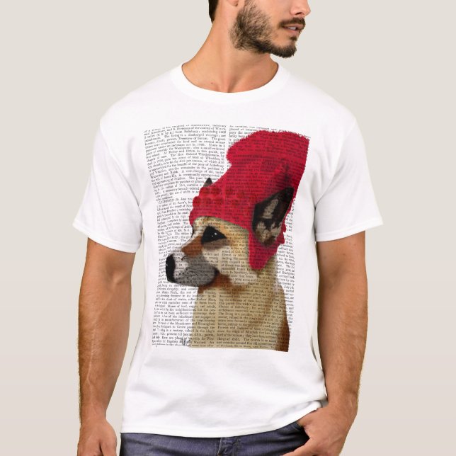 T-shirt Berger allemand en Casquette laine rouge (Devant)