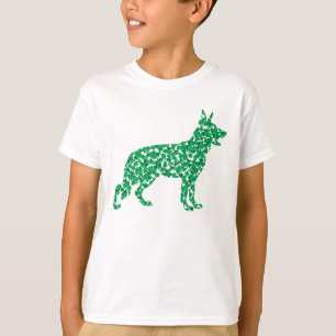 T-shirt Berger allemand en Shamrock