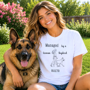 T-shirt Berger Allemand GSD humour géré