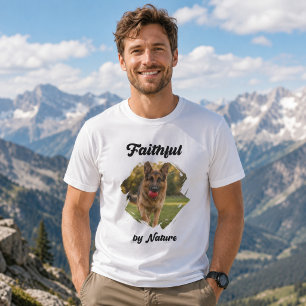 T-shirt Berger Allemand GSD Photo Fidèle de Nature