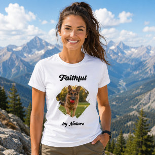 T-shirt Berger Allemand GSD Photo Fidèle de Nature