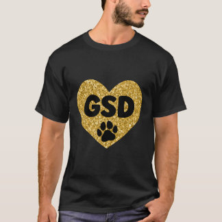 T-shirt berger allemand J'aime mon berger allemand chien m