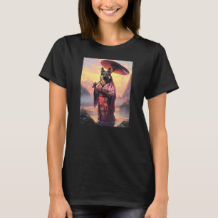T-shirt Berger Allemand Kimono Chien Drôle Geisha
