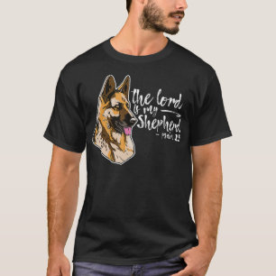 T-shirt Berger Allemand Le Seigneur Est Mon Berger Psaume