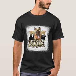 T-shirt Berger allemand léopard occidental Fête des mères