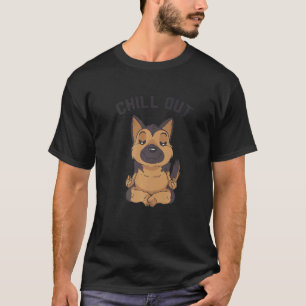 T-shirt Berger Allemand Méditation de Relaxation Siège Lot