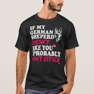 T-shirt Berger Allemand Mon Berger Ne T'Aime Pas