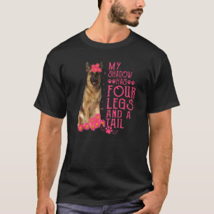T-shirt Berger Allemand Mon Ombre a Quatre Pattes Et Une Q