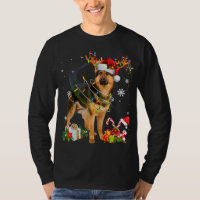 Berger allemand Noël Chien renne Drôle Noël