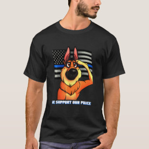T-shirt Berger Allemand Notre Police K9 Salute