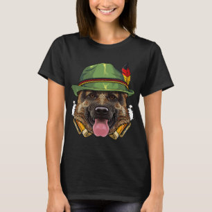 T-shirt Berger allemand Oktoberfest Lederhosen Bière allem