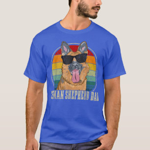 T-shirt Berger Allemand Papa Lunettes de soleil rétros 4 j