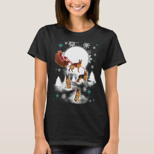 T-shirt Berger allemand Père Noël Joyeux Noël pour Mo