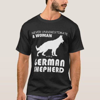 T-shirt Berger Allemand Pour Une Femme