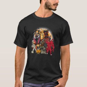 T-shirt Berger Allemand Vampire Momie Sorcière Méchante Ha