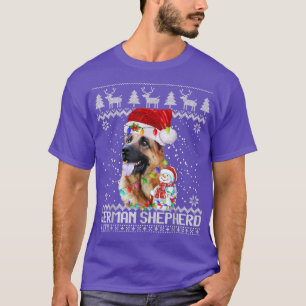 T-shirt berger allemand vilains pulls de Noël 