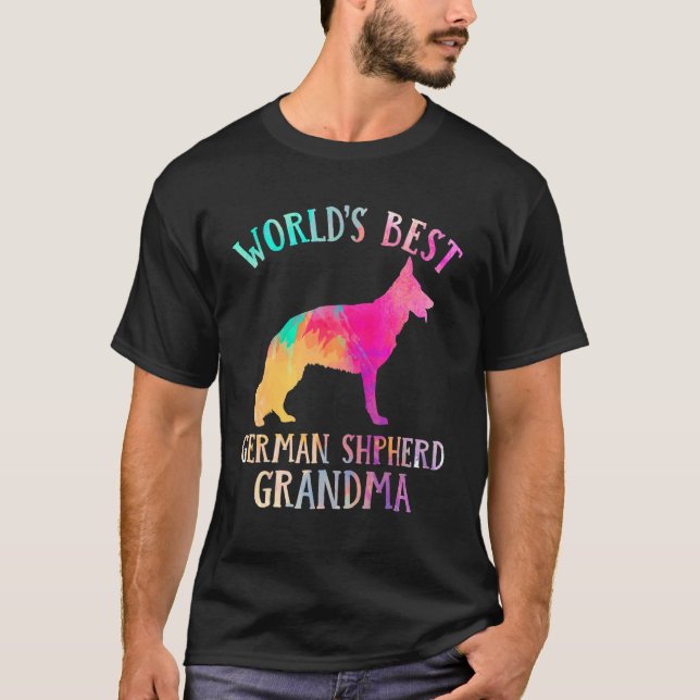 T-shirt berger allemand Worldu2019s meilleur berger allema (Devant)